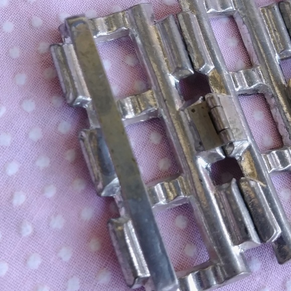 VTG 1930s Rhinestone Sash Belt Buckle main image 7